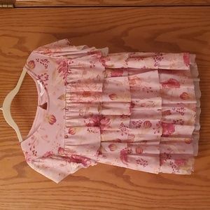 Lauren Conrad Pink Flutter Top NWT size Small